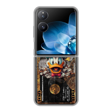 Пластиковый чехол на Xiaomi Mix Flip с принтом Дональд Дак Доллар Пластиковый чехол на Xiaomi Mix Flip с принтом Дональд Дак Доллар