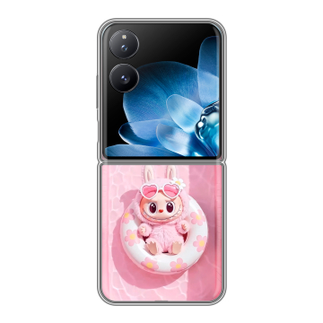 Пластиковый чехол на Xiaomi Mix Flip с принтом Labubu Лабубу Пластиковый чехол на Xiaomi Mix Flip с принтом Labubu Лабубу