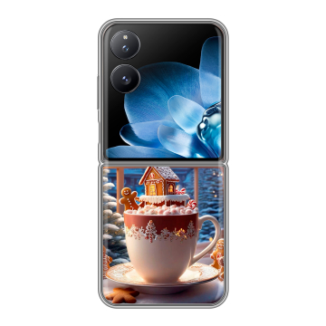 Пластиковый чехол на Xiaomi Mix Flip с принтом Новый год Пластиковый чехол на Xiaomi Mix Flip с принтом Новый год