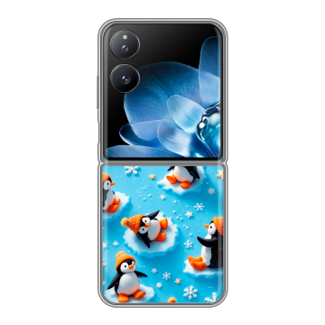Пластиковый чехол на Xiaomi Mix Flip с принтом Новый год Пластиковый чехол на Xiaomi Mix Flip с принтом Новый год