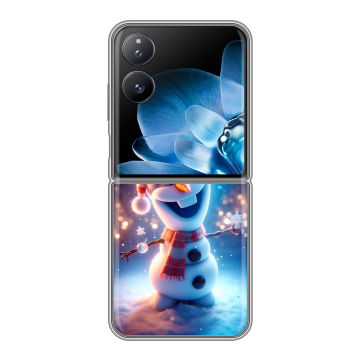 Пластиковый чехол на Xiaomi Mix Flip с принтом Новый год Пластиковый чехол на Xiaomi Mix Flip с принтом Новый год