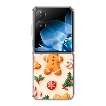 Пластиковый чехол на Xiaomi Mix Flip с принтом Новый год Пластиковый чехол на Xiaomi Mix Flip с принтом Новый год