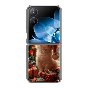 Пластиковый чехол на Xiaomi Mix Flip с принтом Новый год Пластиковый чехол на Xiaomi Mix Flip с принтом Новый год