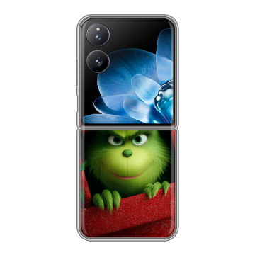 Пластиковый чехол на Xiaomi Mix Flip с принтом Новый год Пластиковый чехол на Xiaomi Mix Flip с принтом Новый год