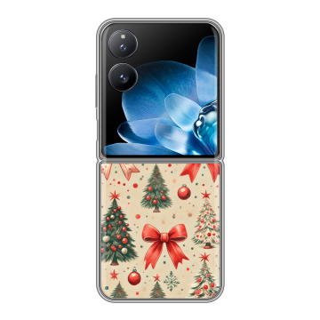 Пластиковый чехол на Xiaomi Mix Flip с принтом Новый год Пластиковый чехол на Xiaomi Mix Flip с принтом Новый год