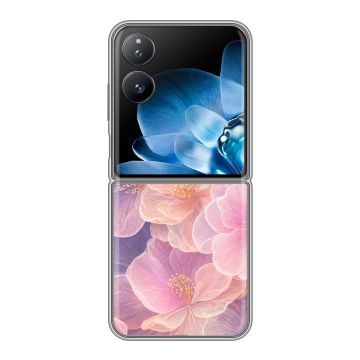 Пластиковый чехол на Xiaomi Mix Flip с принтом женский Пластиковый чехол на Xiaomi Mix Flip с принтом женский