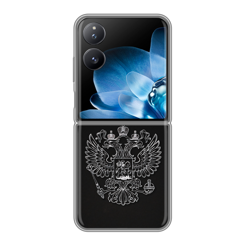Пластиковый чехол на Xiaomi Mix Flip с принтом Герб России Пластиковый чехол на Xiaomi Mix Flip с принтом Герб России