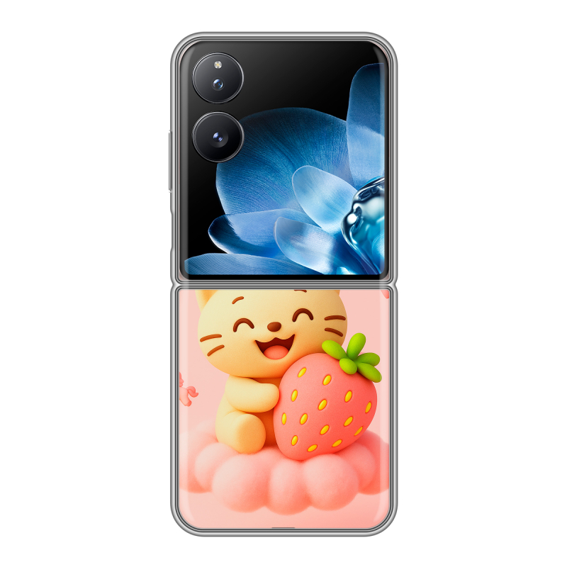 Пластиковый чехол на Xiaomi Mix Flip с принтом для девочек Пластиковый чехол на Xiaomi Mix Flip с принтом для девочек