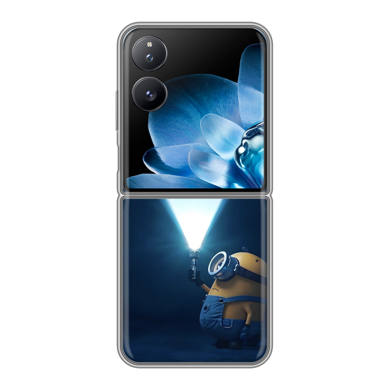 Пластиковый чехол на Xiaomi Mix Flip с принтом Миньоны Пластиковый чехол на Xiaomi Mix Flip с принтом Миньоны