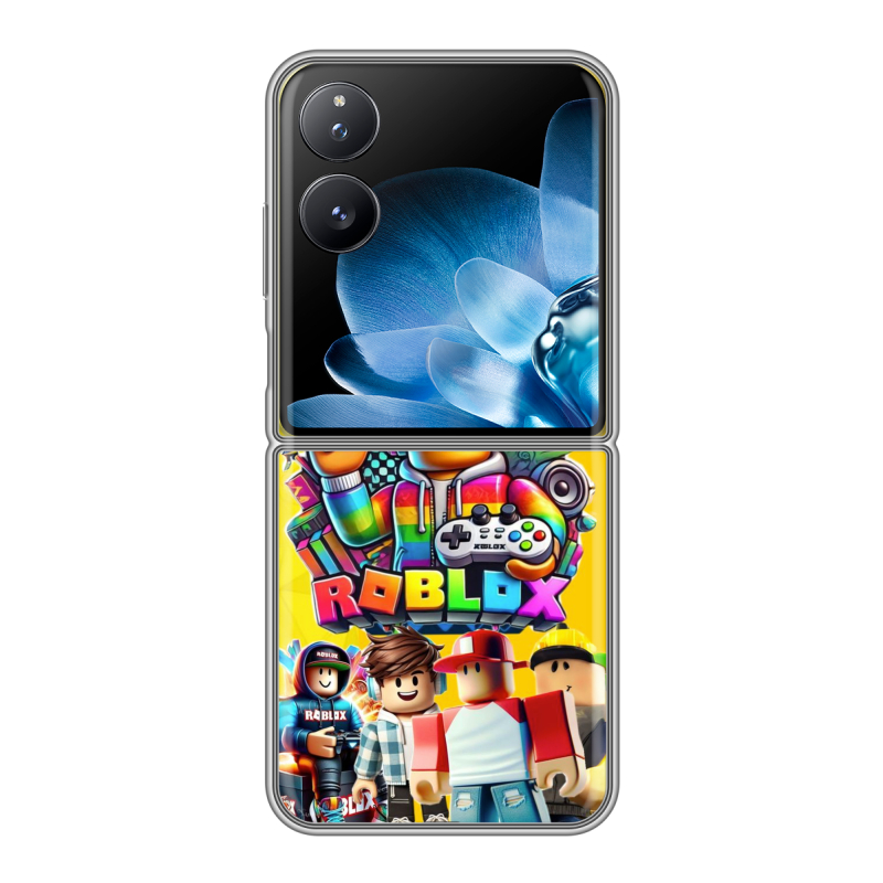 Пластиковый чехол на Xiaomi Mix Flip с принтом Roblox Роблокс Пластиковый чехол на Xiaomi Mix Flip с принтом Roblox Роблокс