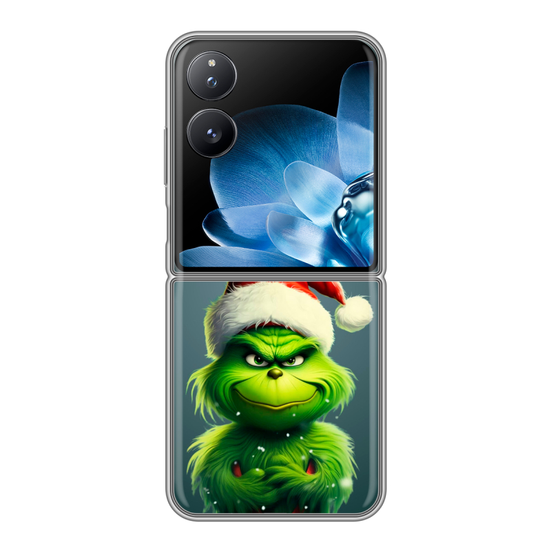Пластиковый чехол на Xiaomi Mix Flip с принтом Новый год Пластиковый чехол на Xiaomi Mix Flip с принтом Новый год
