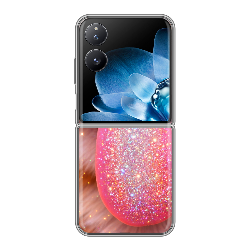 Пластиковый чехол на Xiaomi Mix Flip с принтом для девочек Пластиковый чехол на Xiaomi Mix Flip с принтом для девочек