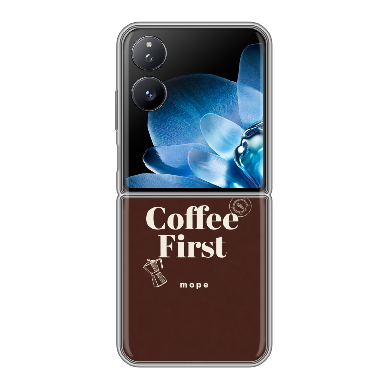 Пластиковый чехол на Xiaomi Mix Flip с принтом женский Пластиковый чехол на Xiaomi Mix Flip с принтом женский