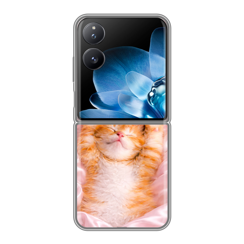 Пластиковый чехол на Xiaomi Mix Flip с принтом женский Пластиковый чехол на Xiaomi Mix Flip с принтом женский