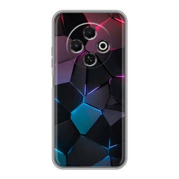 Силиконовый чехол на Tecno Spark 30C с принтом Геометрия неона Силиконовый чехол на Tecno Spark 30C с принтом Геометрия неона
