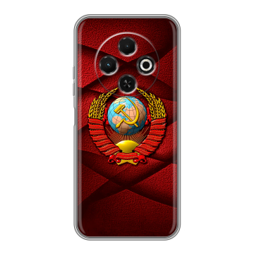 Силиконовый чехол на Tecno Spark 30C с принтом Герб СССР Силиконовый чехол на Tecno Spark 30C с принтом Герб СССР