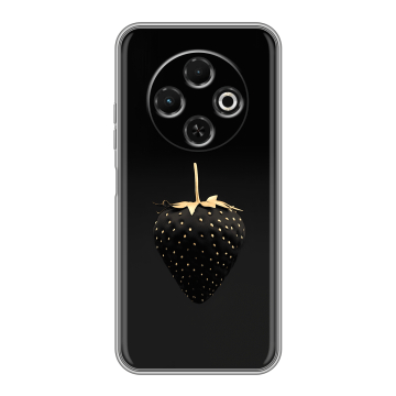 Силиконовый чехол на Tecno Spark 30C с принтом Черная клубника Силиконовый чехол на Tecno Spark 30C с принтом Черная клубника