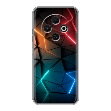 Силиконовый чехол на Tecno Spark 30C с принтом Абстракция неон Силиконовый чехол на Tecno Spark 30C с принтом Абстракция неон