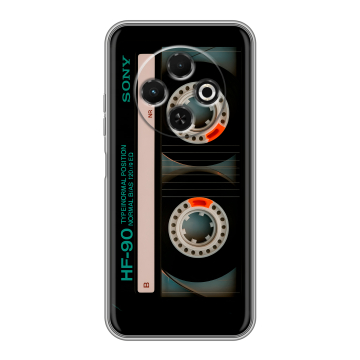 Силиконовый чехол на Tecno Spark 30C с принтом Кассета Силиконовый чехол на Tecno Spark 30C с принтом Кассета