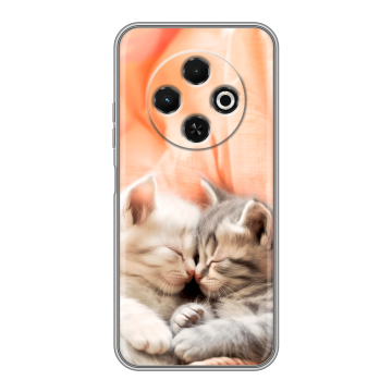 Силиконовый чехол на Tecno Spark 30C с принтом Котята Силиконовый чехол на Tecno Spark 30C с принтом Котята