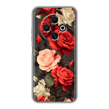 Силиконовый чехол на Tecno Spark 30C с принтом Розы Силиконовый чехол на Tecno Spark 30C с принтом Розы