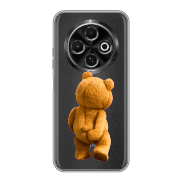 Силиконовый чехол на Tecno Spark 30C с принтом Медведь