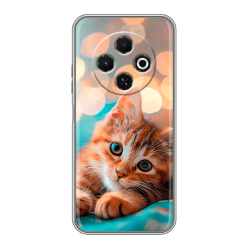 Силиконовый чехол на Tecno Spark 30C с принтом котик Силиконовый чехол на Tecno Spark 30C с принтом котик