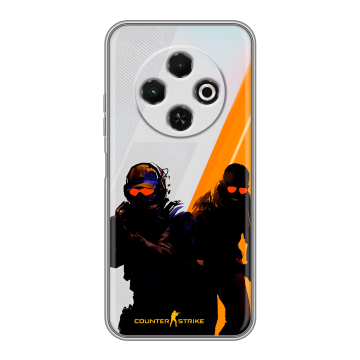 Силиконовый чехол на Tecno Spark 30C с принтом Контер страйк Counter strike Силиконовый чехол на Tecno Spark 30C с принтом Контер страйк Counter strike