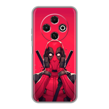 Силиконовый чехол на Tecno Spark 30C с принтом Дедпул Deadpool Силиконовый чехол на Tecno Spark 30C с принтом Дедпул Deadpool