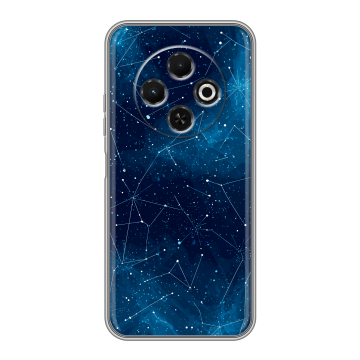 Силиконовый чехол на Tecno Spark 30C с принтом Космос звезды