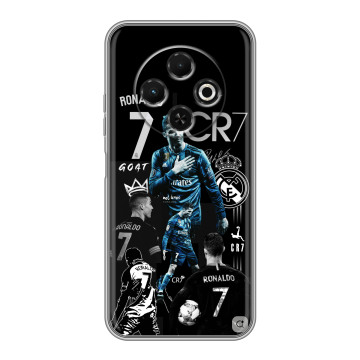 Силиконовый чехол на Tecno Spark 30C с принтом Реал Роналдо