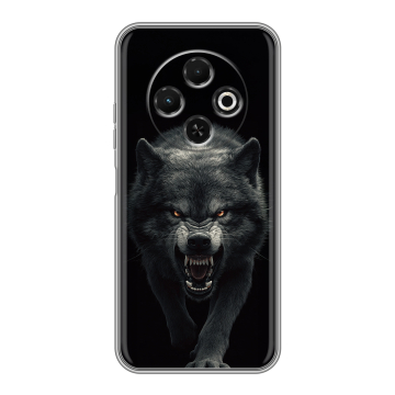 Силиконовый чехол на Tecno Spark 30C с принтом Волк
