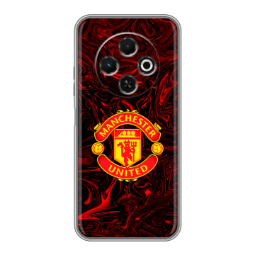 Силиконовый чехол на Tecno Spark 30C с принтом Manchester United
