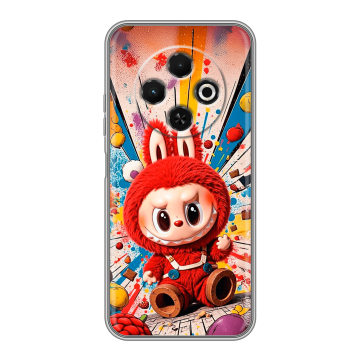 Силиконовый чехол на Tecno Spark 30C с принтом Labubu Лабубу
