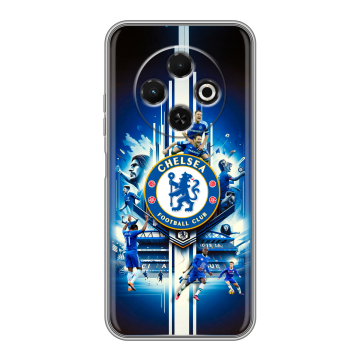Силиконовый чехол на Tecno Spark 30C с принтом Chelsea Челси