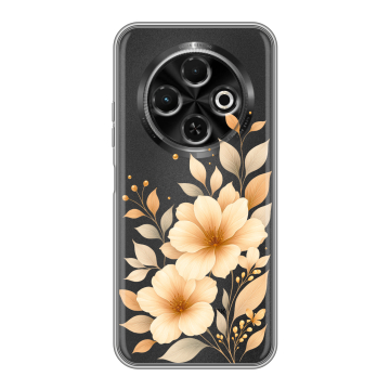 Силиконовый чехол на Tecno Spark 30C с принтом для девушки