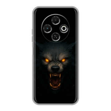 Силиконовый чехол на Tecno Spark 30C с принтом Волк
