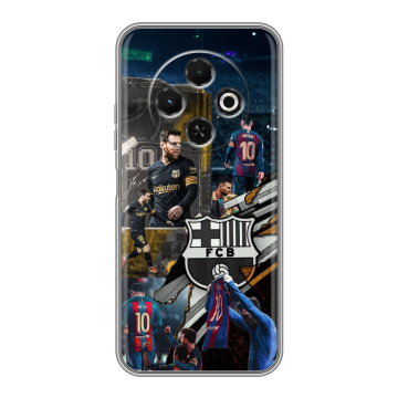 Силиконовый чехол на Tecno Spark 30C с принтом Messi Barcelona Силиконовый чехол на Tecno Spark 30C с принтом Messi Barcelona
