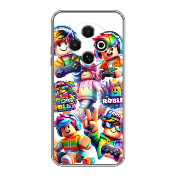 Силиконовый чехол на Tecno Spark 30C с принтом Roblox Роблокс Силиконовый чехол на Tecno Spark 30C с принтом Roblox Роблокс