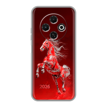 Силиконовый чехол на Tecno Spark 30C с принтом Новый год