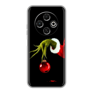 Силиконовый чехол на Tecno Spark 30C с принтом Новый год Гринч