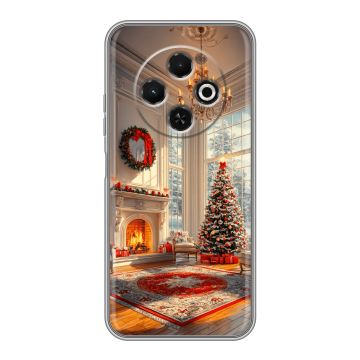 Силиконовый чехол на Tecno Spark 30C с принтом Новый год