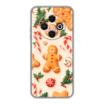 Силиконовый чехол на Tecno Spark 30C с принтом Новый год