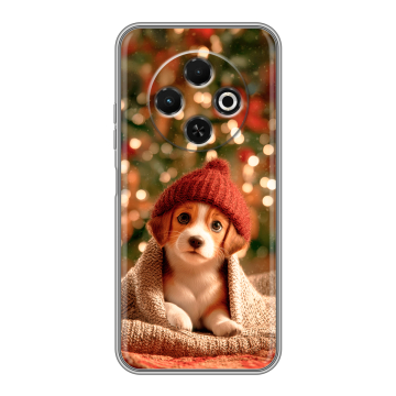 Силиконовый чехол на Tecno Spark 30C с принтом Новый год