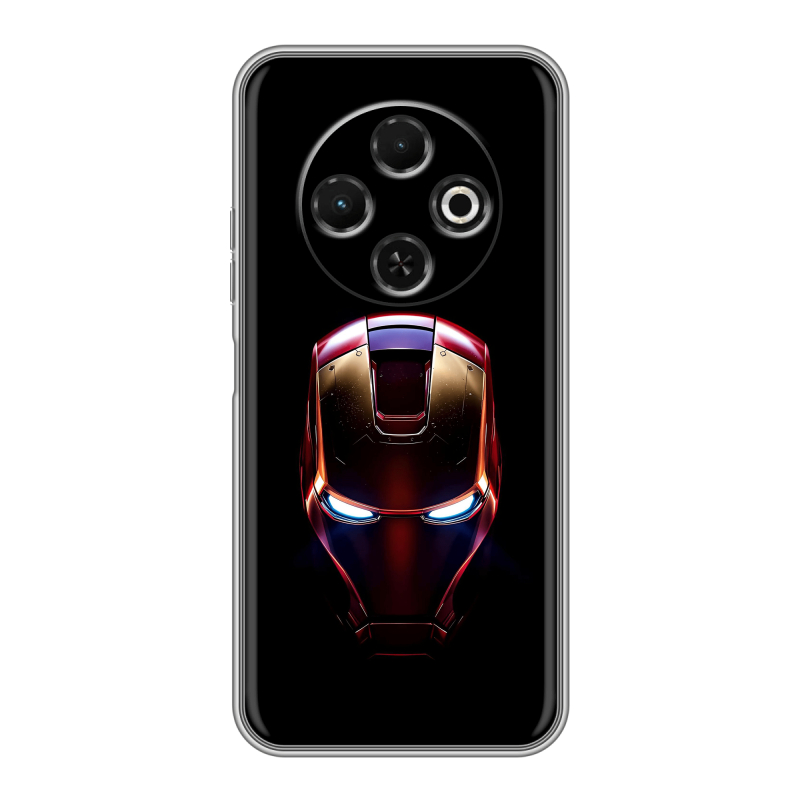 Силиконовый чехол на Tecno Spark 30C с принтом IronMan Железный человек Силиконовый чехол на Tecno Spark 30C с принтом IronMan Железный человек