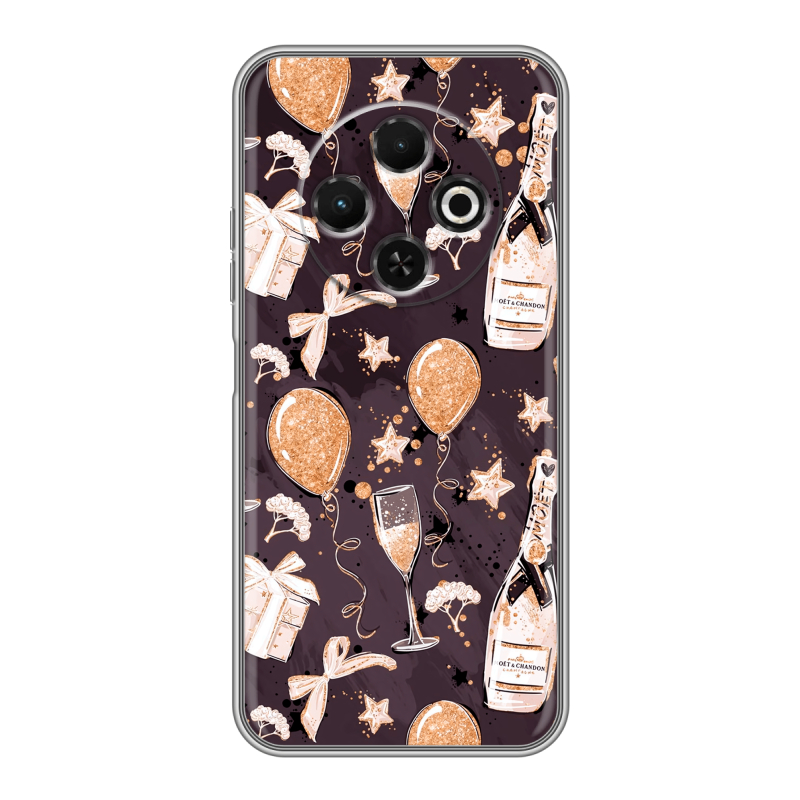 Силиконовый чехол на Tecno Spark 30C с принтом Новый год Силиконовый чехол на Tecno Spark 30C с принтом Новый год