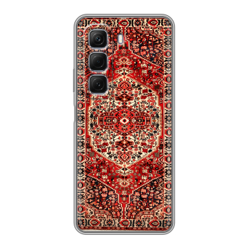 Силиконовый чехол на Infinix Hot 50 с принтом Ковер