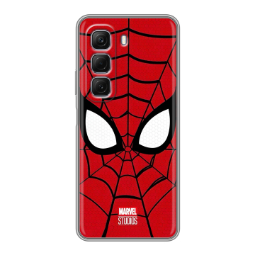 Силиконовый чехол на Infinix Hot 50 с принтом человек паук spiderman
