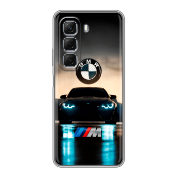 Силиконовый чехол на Infinix Hot 50 с принтом БМВ BMW