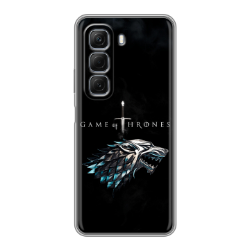 Силиконовый чехол на Infinix Hot 50 с принтом Игра Престолов Game Thrones